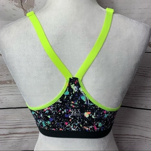 VSX Paint Splatter Padded Sports Bra 32C - Picture 5 of 8
